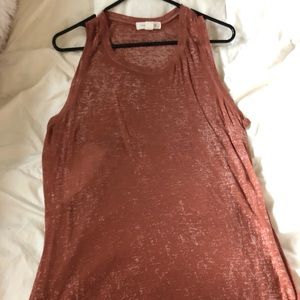 Tunic top with accent cut outs